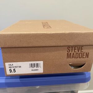 Steve Madden Red Patent Shoes